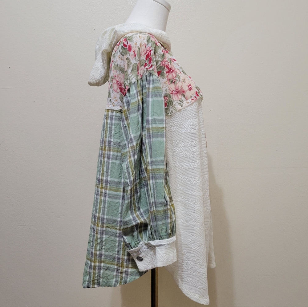 Pol | Mixed Print Patchwork Jacket - image 6